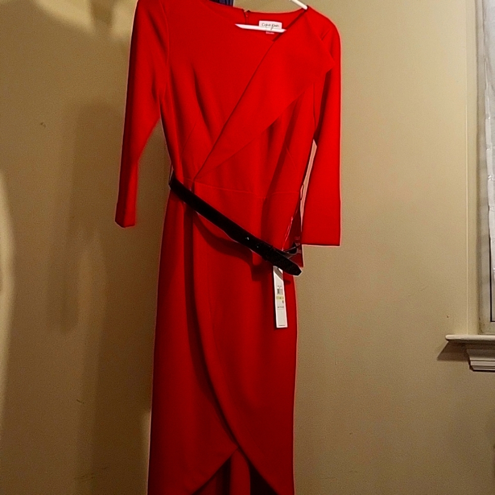 Red dress